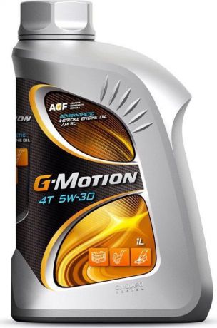 Масло моторное G-Motion 4T 5W-30, API SL/CF, полусинтетическое, для четырехтактных малолитражных двигателей, 1 л