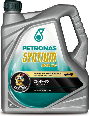Масло моторное Petronas "Syntium 800 EU", полусинтетическое, 10W-40, 4 л