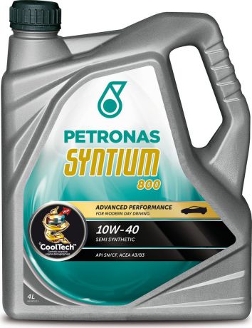 Масло моторное Petronas "Syntium 800", полусинтетическое, 10W-40, 4 л