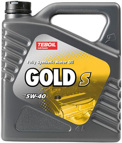 Масло моторное TEBOIL "GOLD S", синтетическое, SAE 5W-40, API SL/CF, 4 л