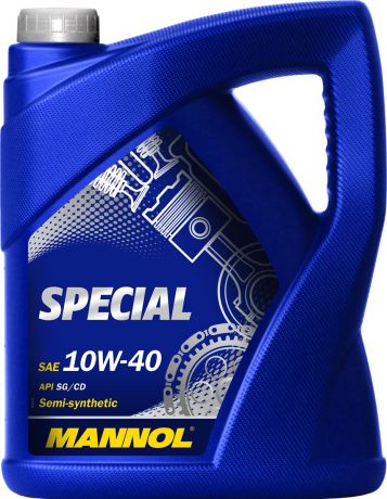 Масло моторное MANNOL "Special", 10W-40, полусинтетическое, 5 л