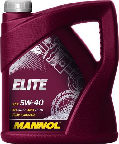 Масло моторное MANNOL "Elite", 5W-40, синтетическое, 4 л