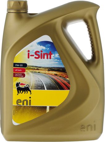Моторное масло Eni i-Sint, синтетическое, 0W20, API SN, ILSAC GF-5, 4 л