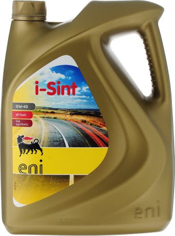 Моторное масло Eni i-Sint, синтетическое, 0W40, API SN, ACEA A3/B4, 5 л