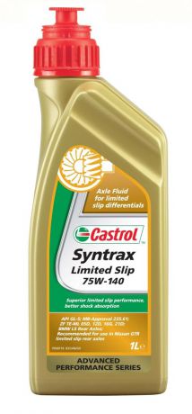 Масло трансмиссионное Castrol "Syntrax Limited Slip", синтетическое, для мостов, класс вязкости 75W-140, 1 л
