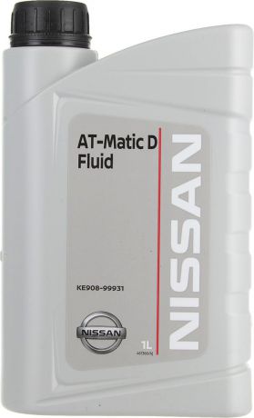 Масло трансмиссионное Nissan "At-Matic D Fluid", синтетическое, для АКПП Nissan, 1 л