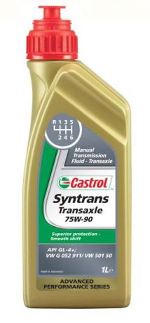 Масло трансмиссионное Castrol "Syntrans Transaxle", синтетическое, для механических кпп, класс вязкости 75W-90, 1 л