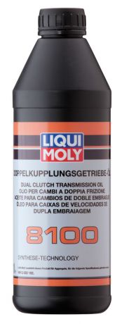 Масло трансмиссионное Liqui Moly "Doppelkupplungsgetriebe-Oil 8100", НС-синтетическое, 1 л