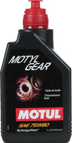 Масло трансмиссионное Motul "Motyl Gear", синтетическое, 75W80, 1 л