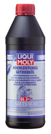 Масло трансмиссионное Liqui Moly "Hochleistungs-Getriebeoil", НС-синтетическое, 75W-80, GL-3+, 1 л