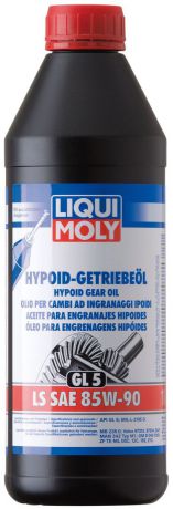 Масло трансмиссионное Liqui Moly "Hypoid-Getriebeoil LS", минеральное, 85W-90, GL-5, 1 л