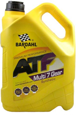 Масло трансмиссионное Bardahl "Multi ATF 7", синтетическое, 5 л