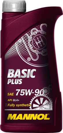 Масло трансмиссионное MANNOL "Basic Plus", 75W-90, синтетическое, 1 л
