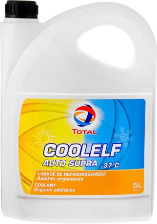 Охлаждающая жидкость Total "Coolelf Auto Supra -37", 5 л