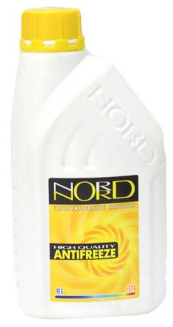 Антифриз "Nord", цвет: желтый, 1 л