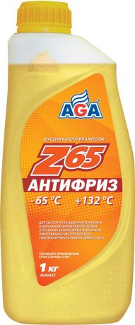 Антифриз AGA "Z65", цвет: желтый, 1 кг