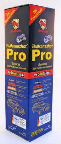Присадка-стабилизатор Bullsone "Bullsoneshot Pro 5 in 1", дизель, 500 мл