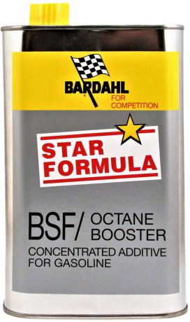 Присадка топливная Bardahl "BSF/Octane Booste. Competition", для профессионального спортивного использования, 1 л