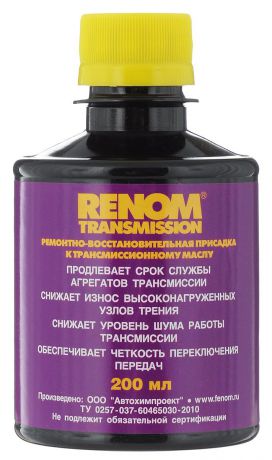 Присадка к трансмисионному маслу ремонтно-восстановительная Fenom "Renom", 200 мл