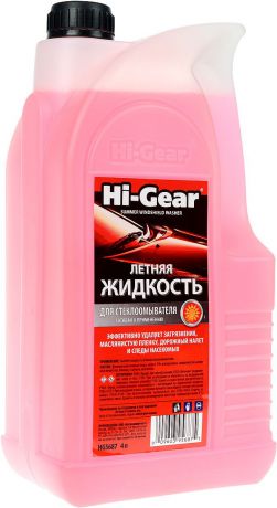 Жидкость для стеклоомывателя "Hi-Gear", летняя, 4 л