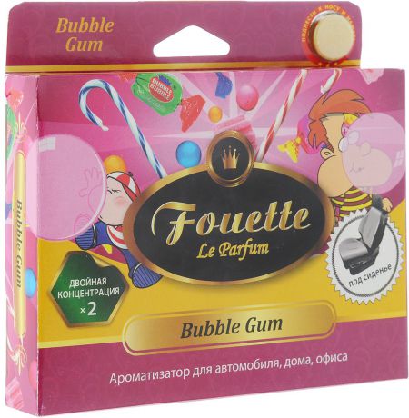 Ароматизатор для автомобиля Fouette "Collection Aromatique. Bubble Gum", под сиденье, 200 г