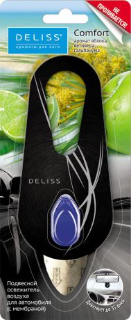Освежитель воздуха для автомобиля Deliss "Comfort", подвесной, 4 мл