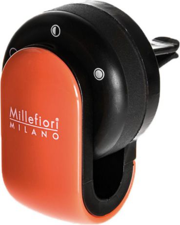 Ароматизатор автомобильный Millefiori Milano "Go", сандал и бергамот, цвет: оранжевый