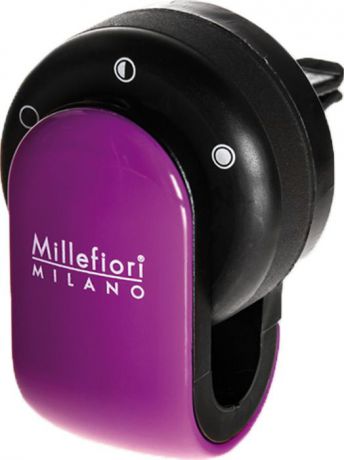 Ароматизатор автомобильный Millefiori Milano "Go", сандал и бергамот, цвет: фиолетовый