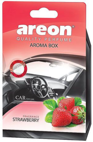 Освежитель воздуха для автомобиля Areon Box Strawberry, под сидение