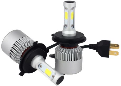 Лампа автомобильная светодиодная "OsnovaLed", для фар, цоколь H4, 5000 К, 36 Вт, 2 шт