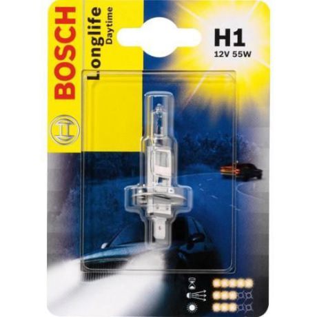 Лампа Bosch H1 Day Time Plus 10 1987301051