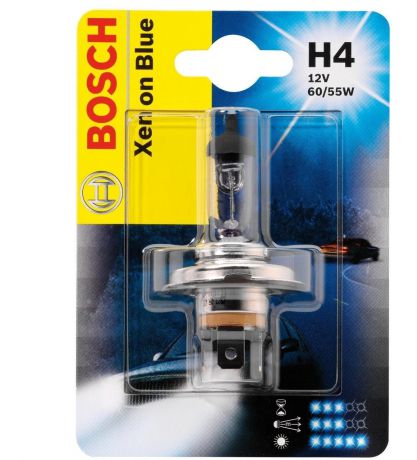 Лампа Bosch Xenon Blue H4 60/55Вт 1987301010