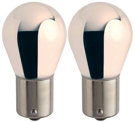 Сигнальная автомобильная лампа Philips "Silver Vision", PY21W 12V-21W (BAU15s), 2 шт