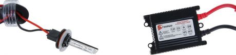 Комплект ксеноновых ламп Torso, блок розжига DC Slim, 35 Вт, 12 В, цоколь H9, 5000 К. 1059414