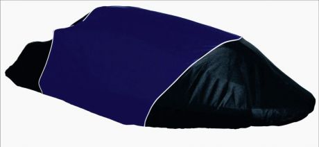 Чехол "AG-brand", для гидроцикла Yamaha SuperJet, цвет: черный, синий