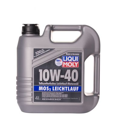 Масло моторное Liqui Moly "MoS2 Leichtlauf", полусинтетическое, 10W-40, 4 л