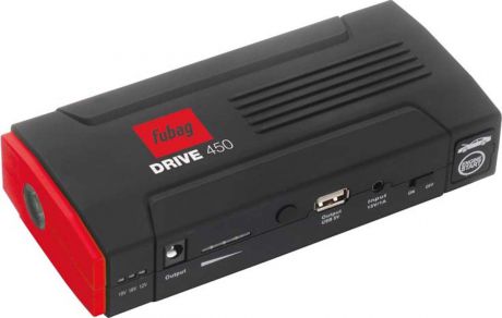 Пусковое устройство Fubag "Drive 450", 12000 мАч, цвет: красный, черный