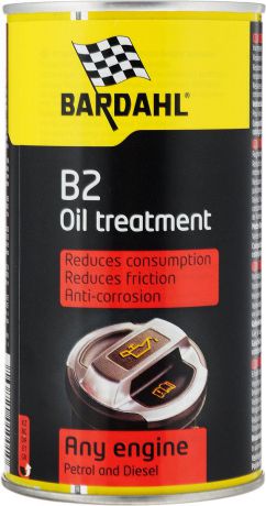 Присадка восстанавливающая Bardahl "B2 Oil Treatment", в моторное масло, 300 мл