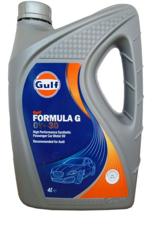 Масло моторное Gulf "Formula G", синтетическое, 0W-30, 4 л