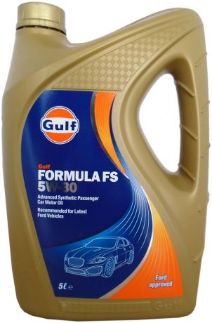 Масло моторное Gulf "Formula FS", синтетическое, 5W-30, 5 л