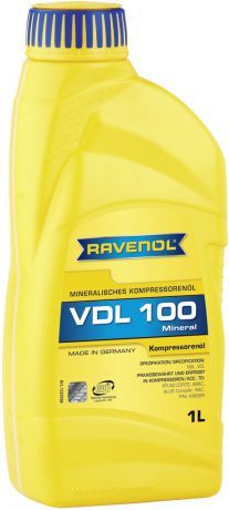 Масло компрессорное Ravenol "Kompressorenoel VDL 100", минеральное, 1 л