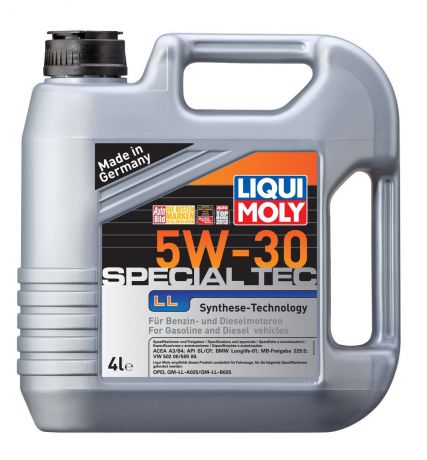 Масло моторное Liqui Moly "Special Tec LL", НС-синтетическое, 5W-30, 4 л