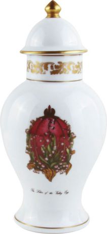 Ваза Фаберже "Яйцо "Ландыши". Фарфор, деколь, роспись. Faberge, Франция, конец XX века