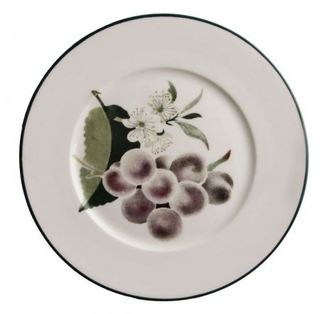 Тарелка "Виноград". Фарфор, роспись. Дания, Lunning, вторая половина XX века
