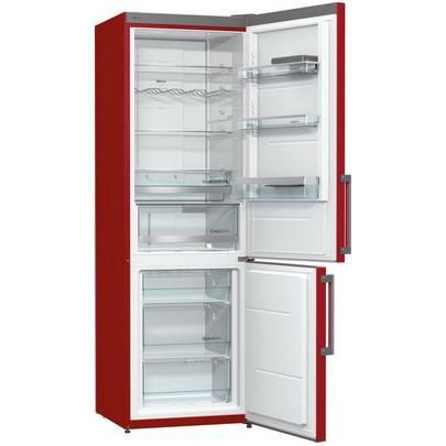 Двухкамерный холодильник Gorenje NRK6192MR, бордовый