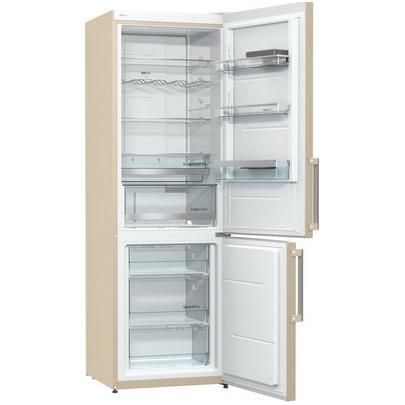 Двухкамерный холодильник Gorenje NRK6192MC, бежевый