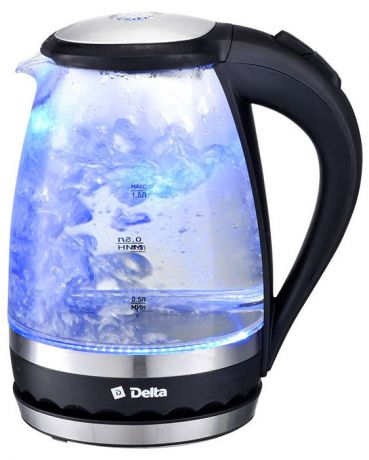 Электрический чайник Delta DL-1202, Black