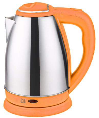 Чайник электрический Irit IR-1347, цвет: оранжевый