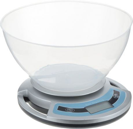 Весы кухонные "Eltron", электронные, с чашей, цвет: серый, прозрачный, до 5 кг. 9260EL