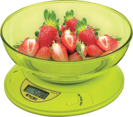 Весы кухонные "Eltron", электронные, цвет: салатовый, до 5 кг. 9259EL